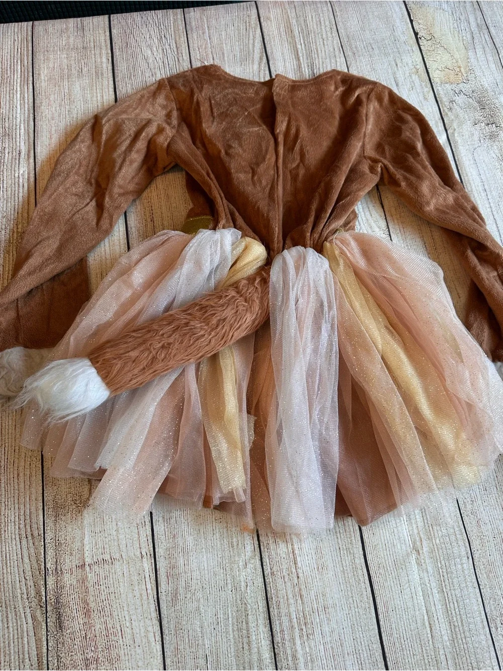 Spirit Halloween Shimmer Fox Costume Girls Medium 8-10 Complete